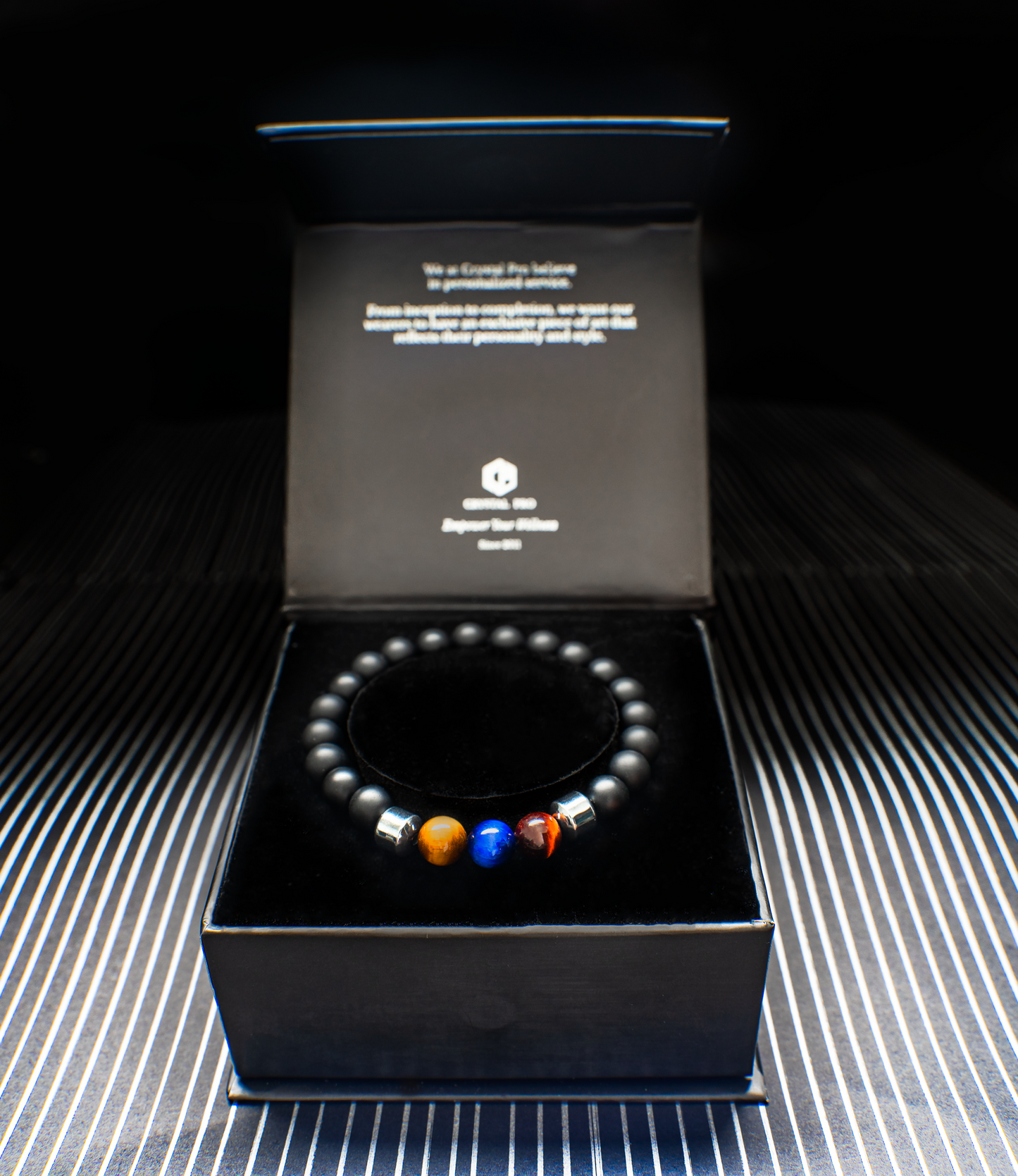 THE TIGRIS | TRIPLE TIGER EYE WITH MATTE LAVA