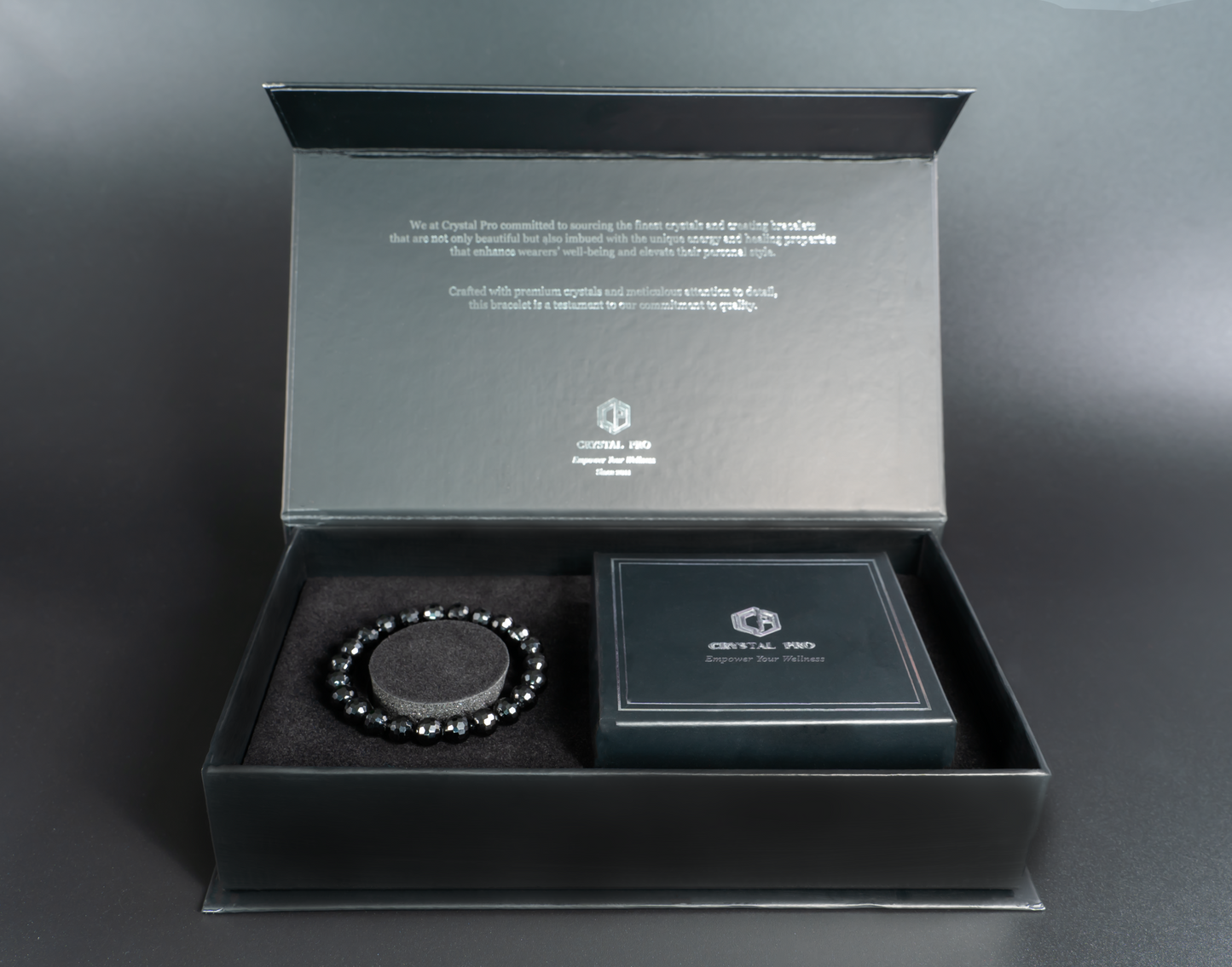 THE PROCYON | 128-FACETED PREMIUM BLACK TOURMALINE