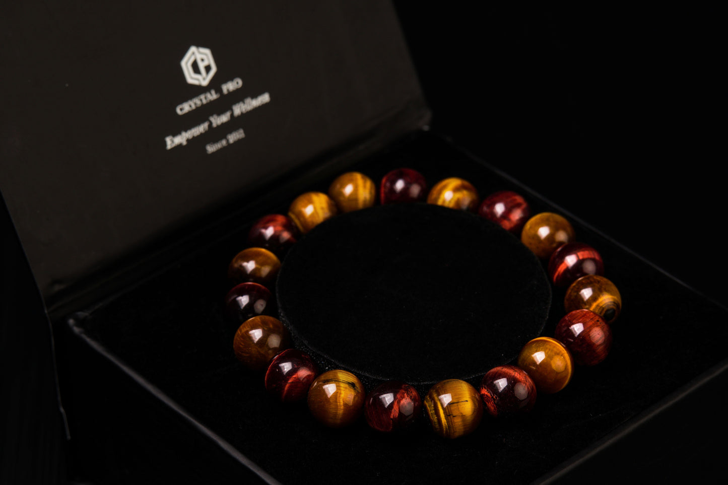 THE TREASURER IV | RED AND NATURAL TIGER EYE