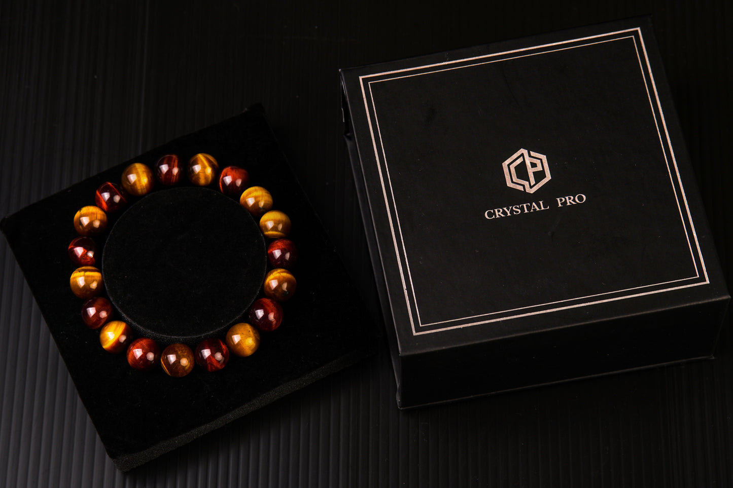 THE TREASURER IV | RED AND NATURAL TIGER EYE