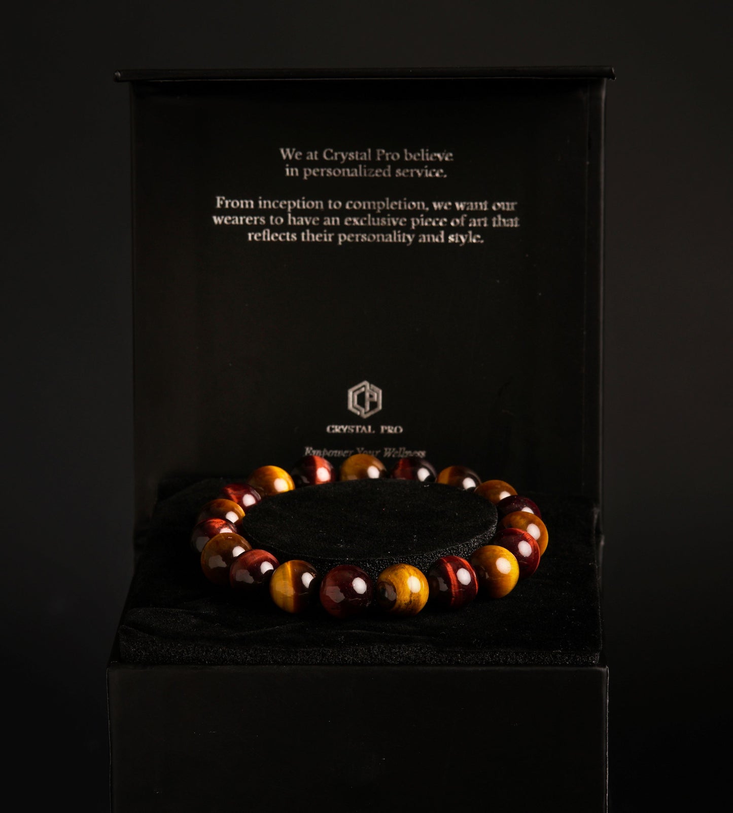 THE TREASURER IV | RED AND NATURAL TIGER EYE