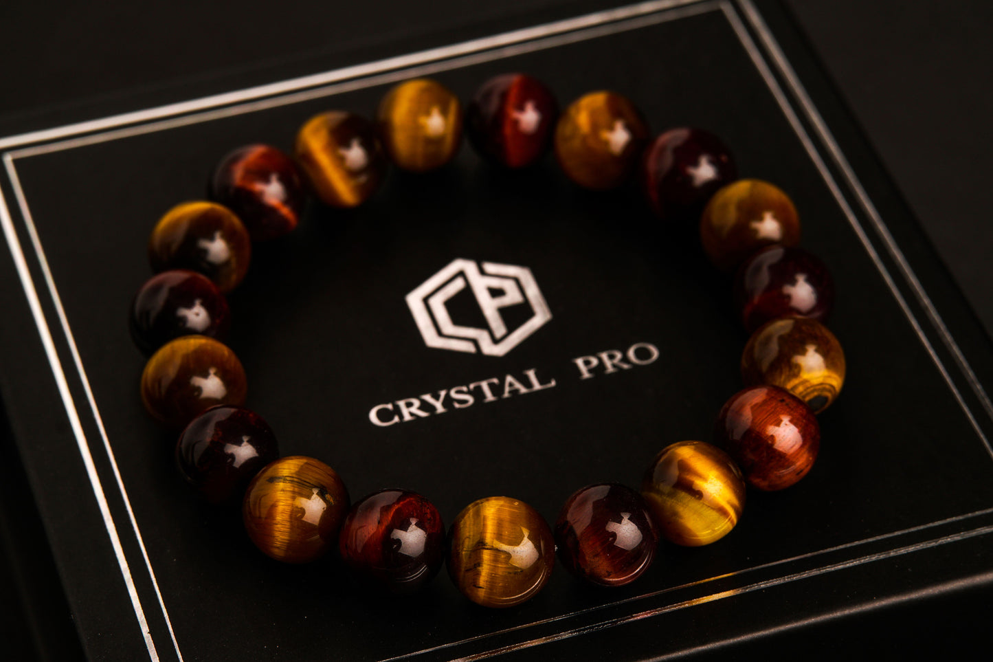 THE TREASURER IV | RED AND NATURAL TIGER EYE