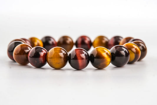 THE TREASURER IV | RED AND NATURAL TIGER EYE