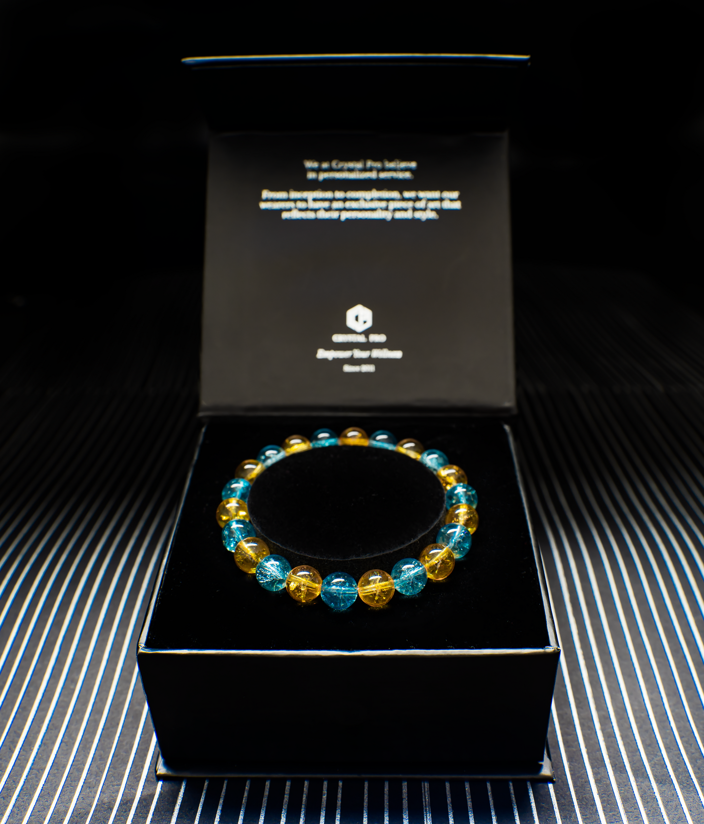 THE ALTAIR | BLUE TOPAZ WITH CITRINE