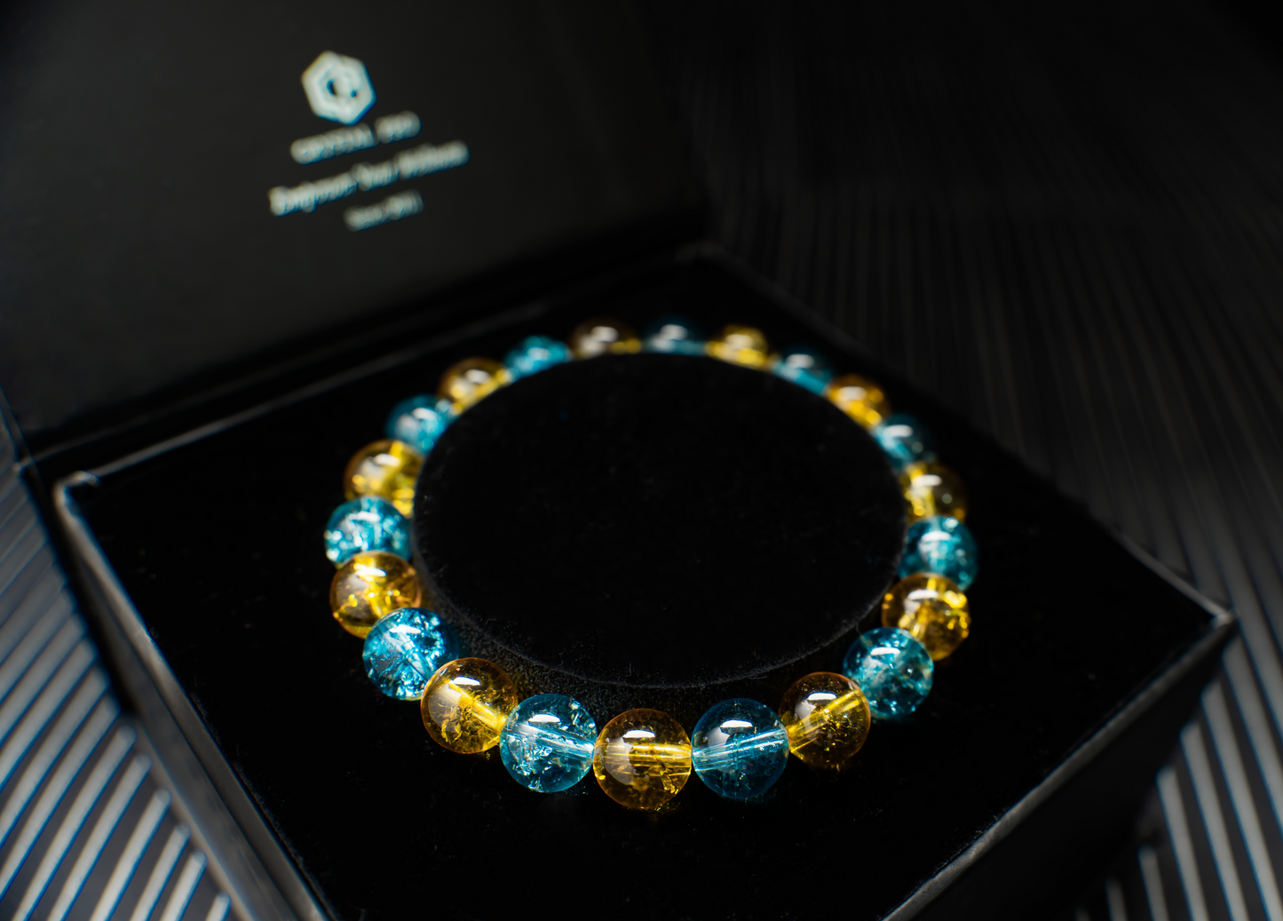 THE ALTAIR | BLUE TOPAZ WITH CITRINE