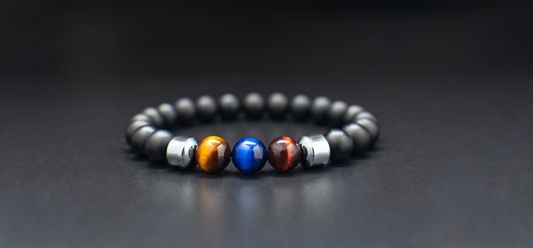 THE TIGRIS | TRIPLE TIGER EYE WITH MATTE LAVA