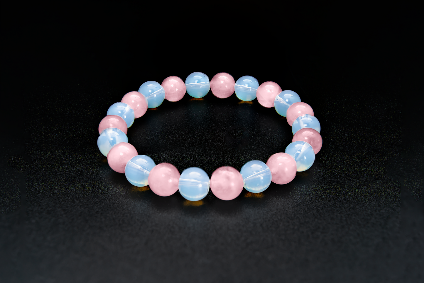 THE SPICA IV | OPALITE WITH ROSE QUARTZ