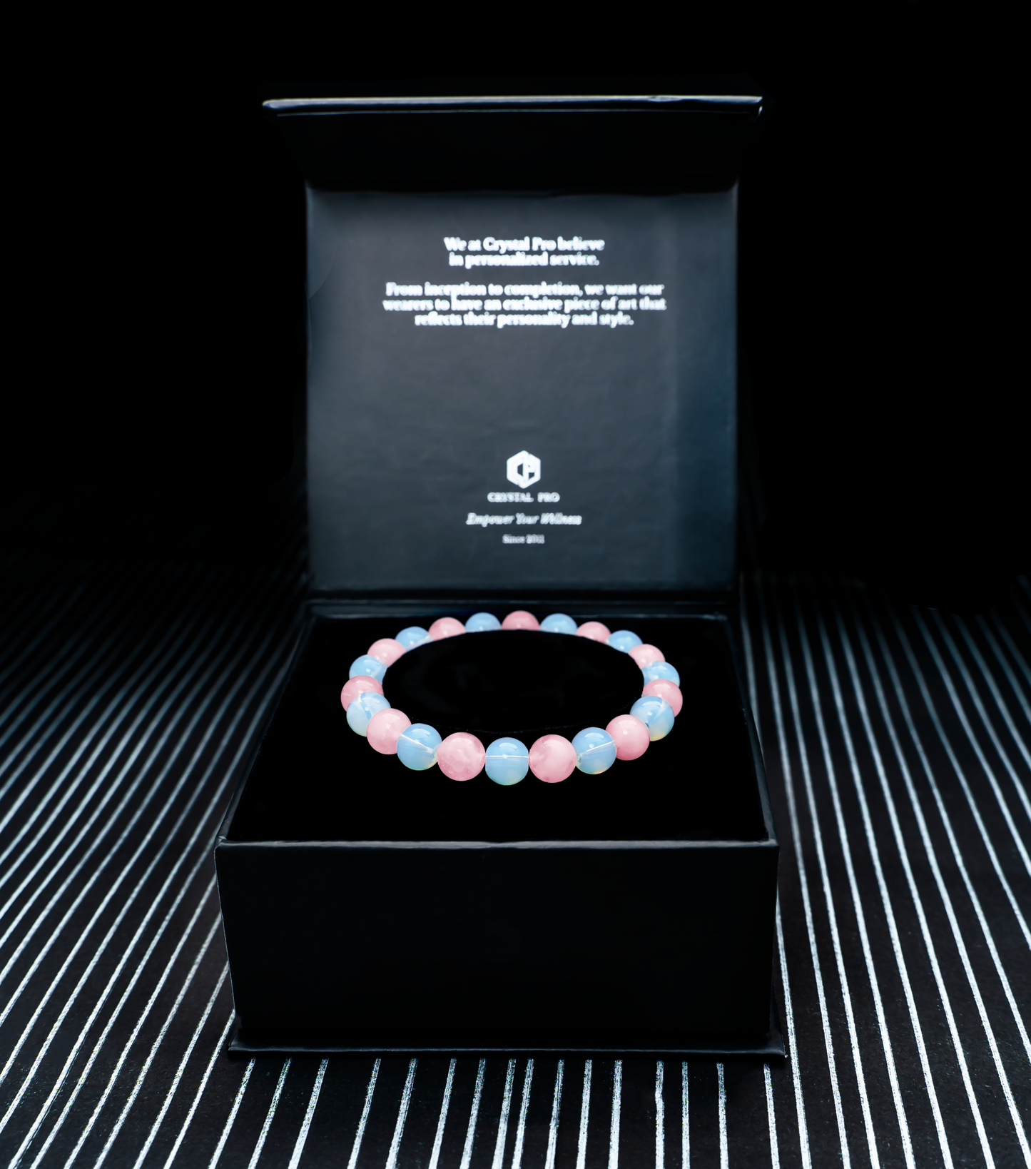 THE SPICA IV | OPALITE WITH ROSE QUARTZ