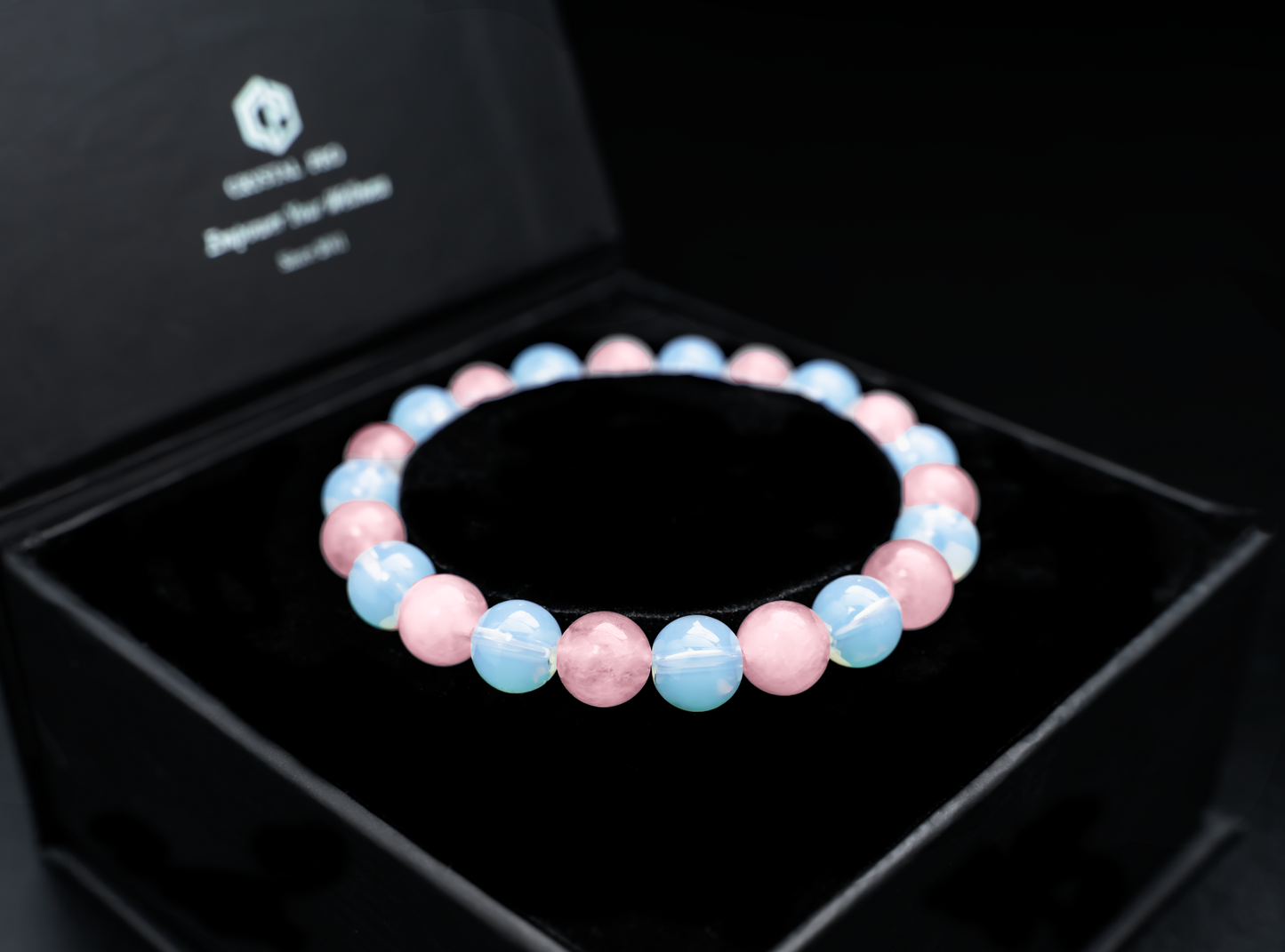 THE SPICA IV | OPALITE WITH ROSE QUARTZ
