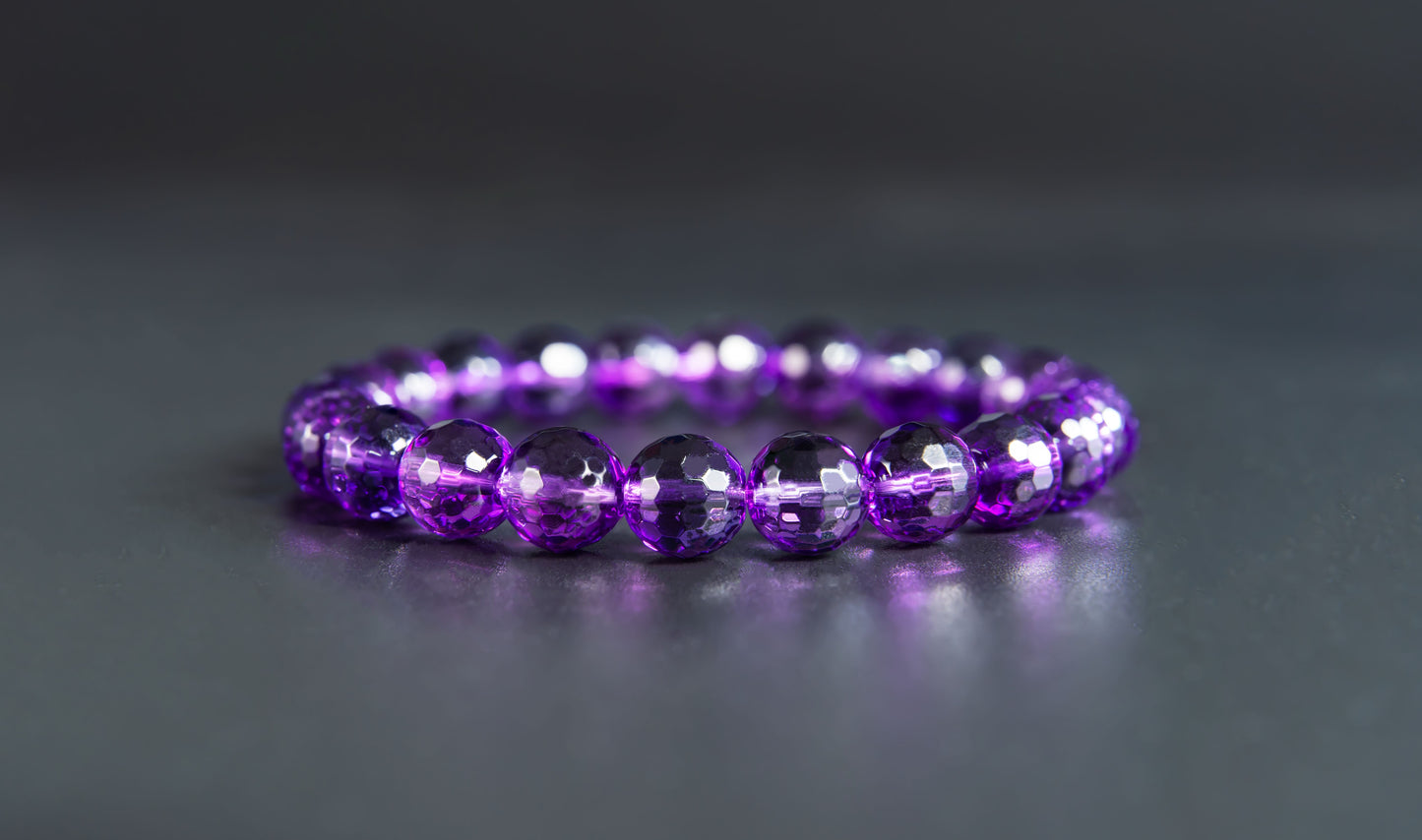 THE PEGASUS | 128 - FACETED PREMIUM AMETHYST