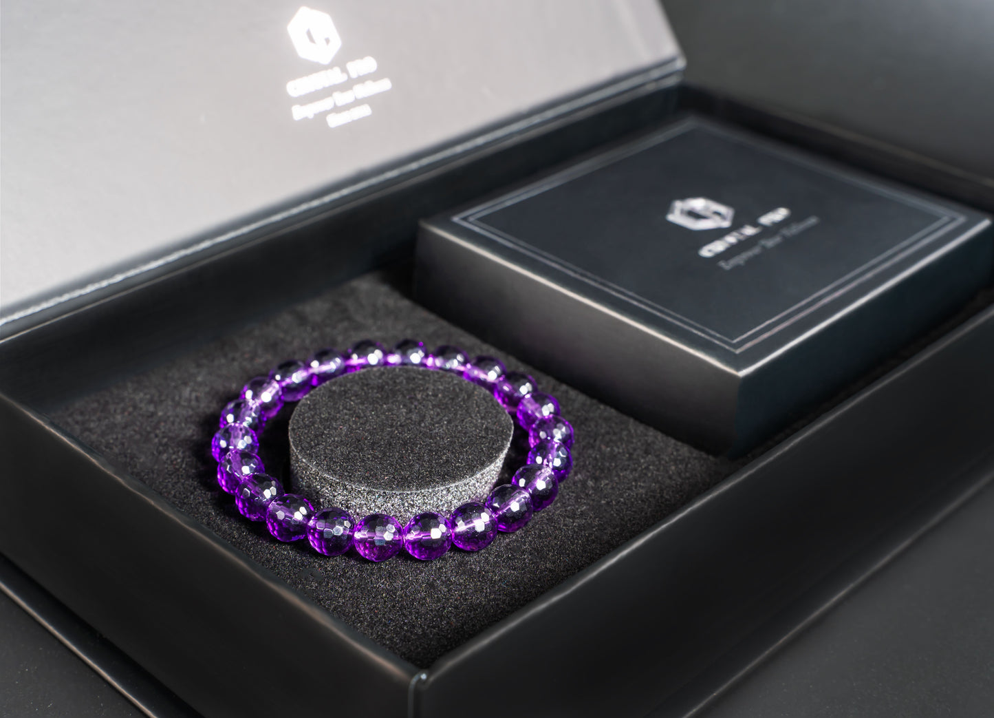 THE PEGASUS | 128 - FACETED PREMIUM AMETHYST